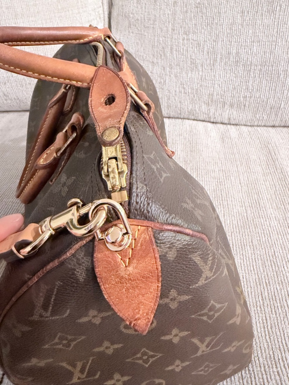 Louis Vuitton canvas Monogram speedy 30 - Picture 6 of 13